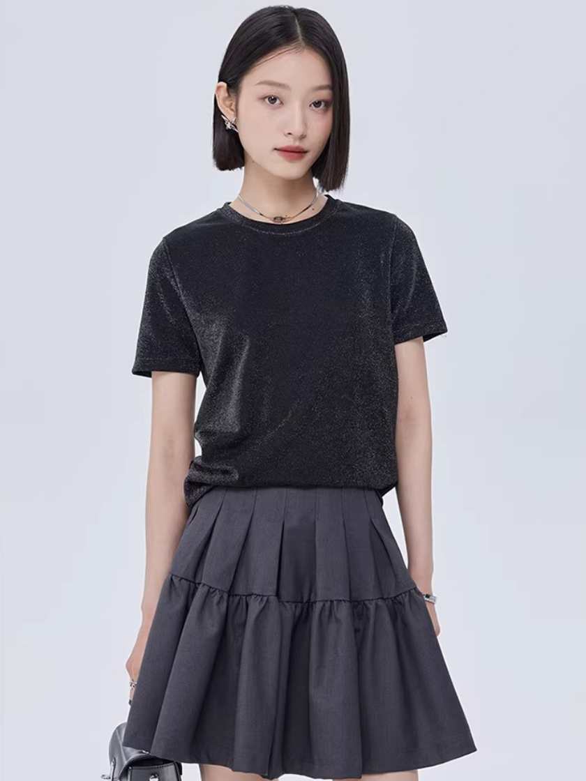 Shimmer Velvet T-Shirt