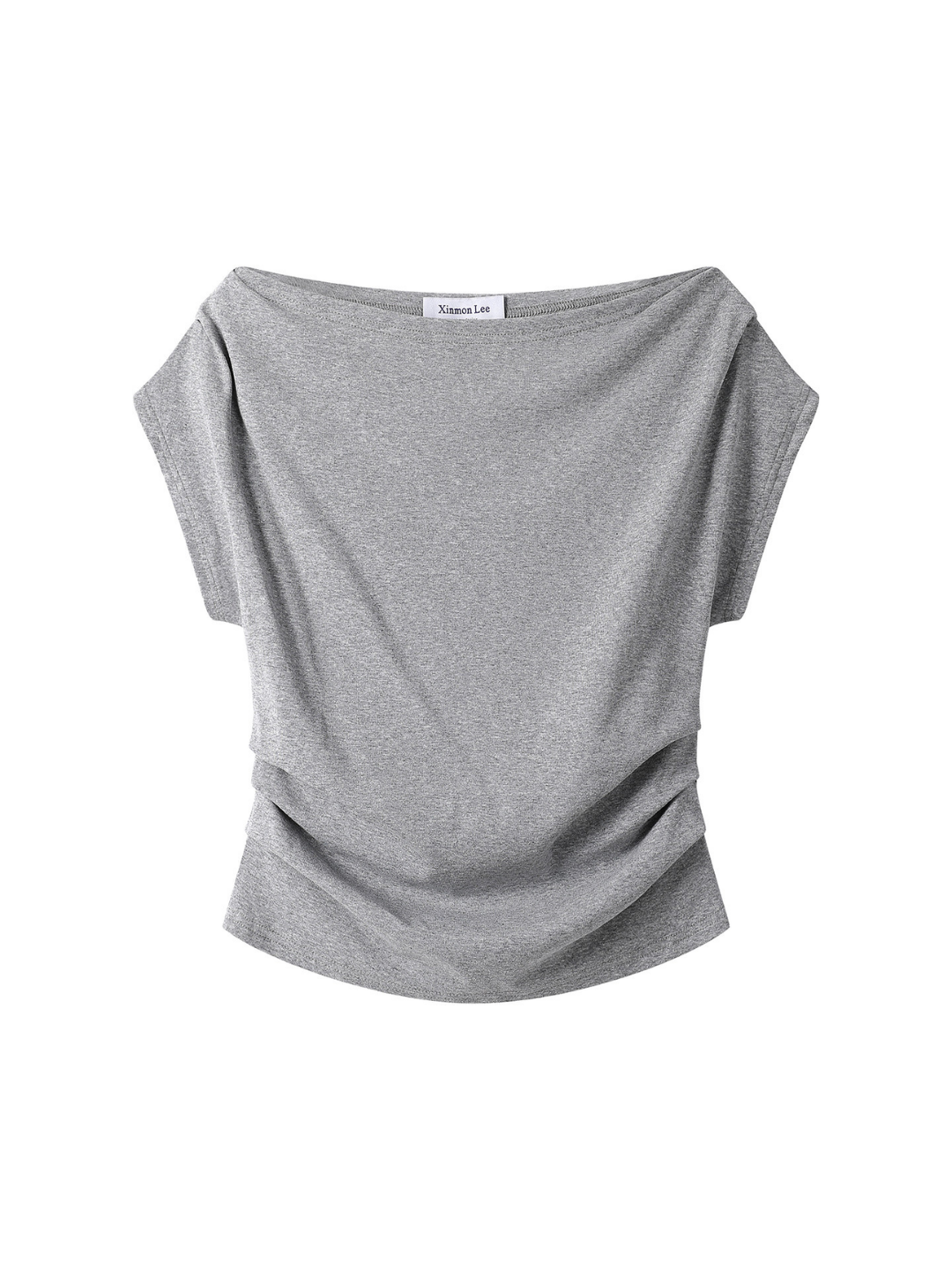 Drape Boat Neck Top