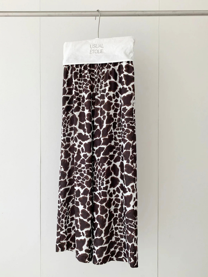 Abstract Print Easy Pants