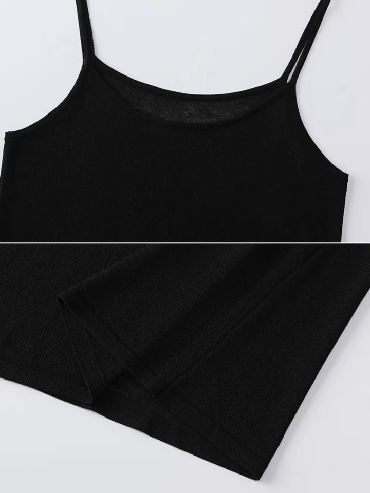 〈Pre order〉Back Cross Sheer Knit Set