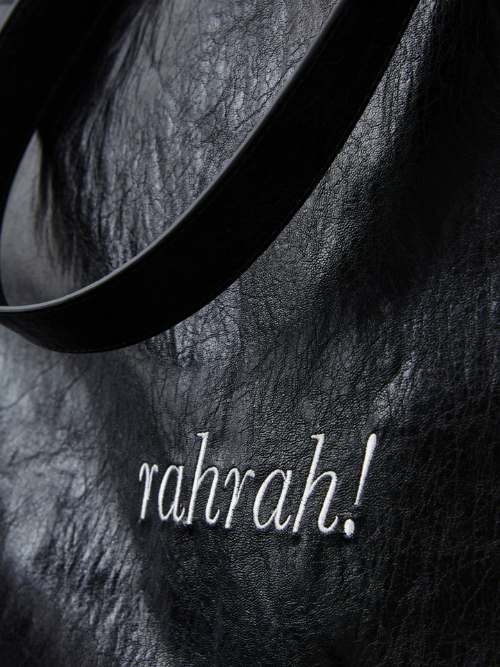 〈Pre Order〉【DIRTY SIX】Flat Leather Tote Bag