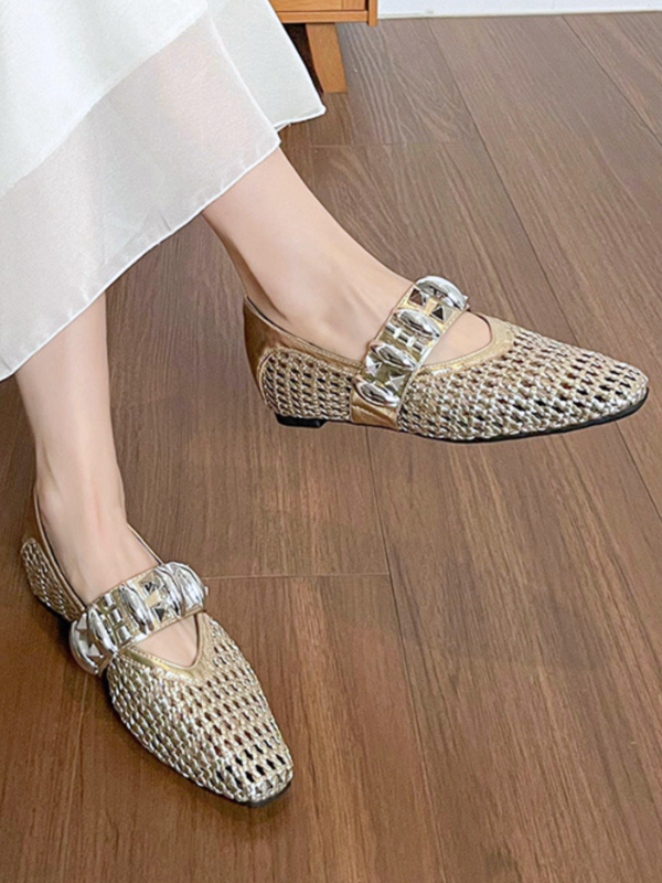 Ornament Mesh Flats（〜25.0cm）