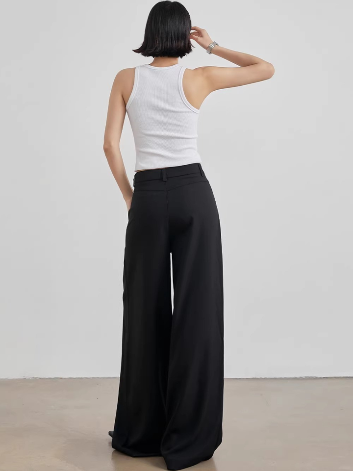 Tuck Wide Slacks