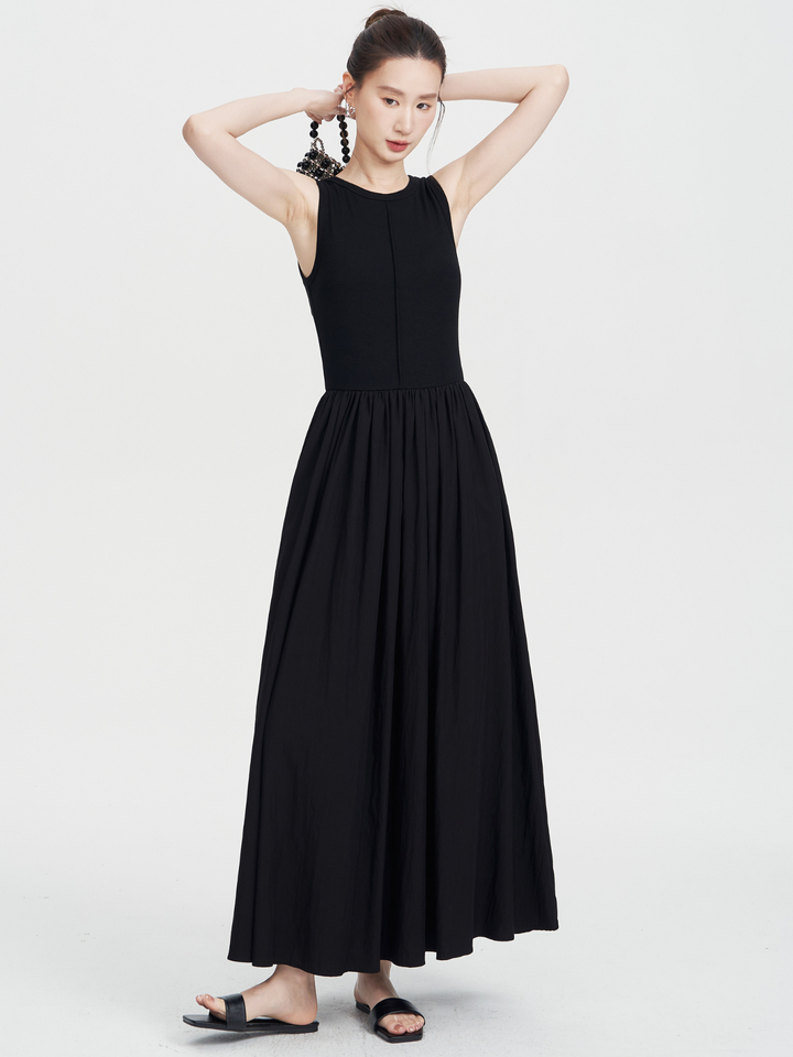 Sleeveless Knit Maxi Dress