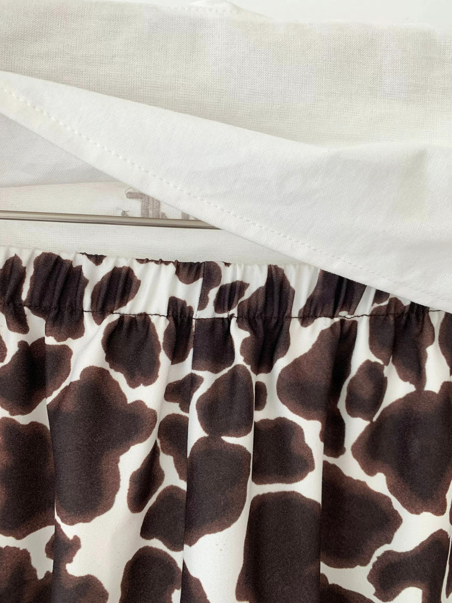 Abstract Print Easy Pants
