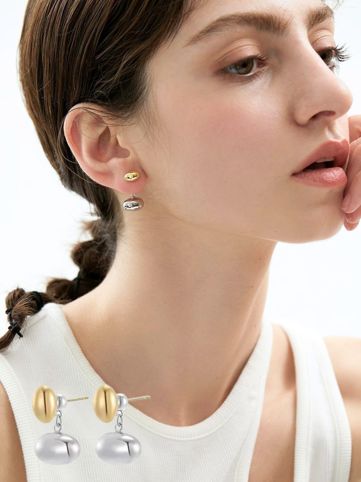 【EGO ACC】Dual Drop Bean Pierce