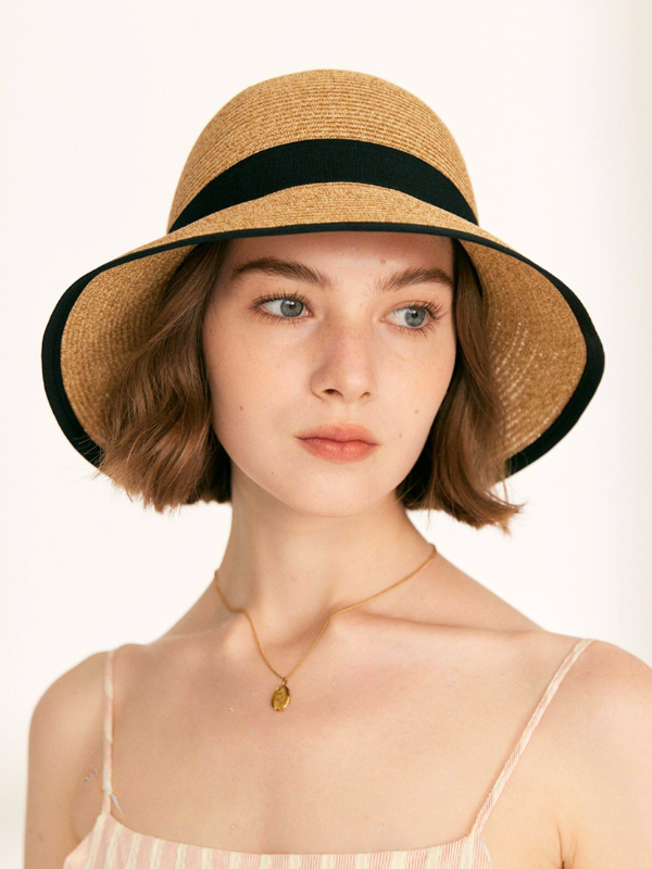 Classic Ribbon Straw Hat