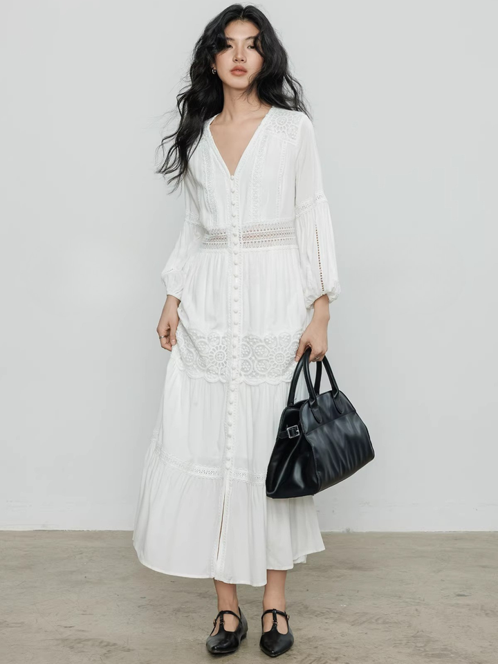 〈Pre order〉Vintage Detail Lace Dress