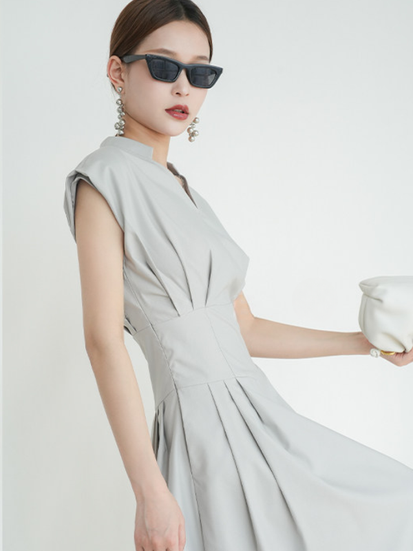Waist Tuck Flare Dress
