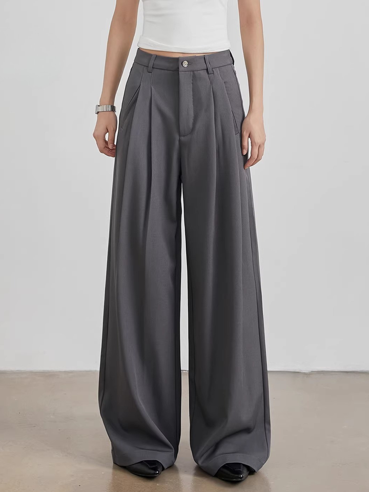 Tuck Wide Slacks