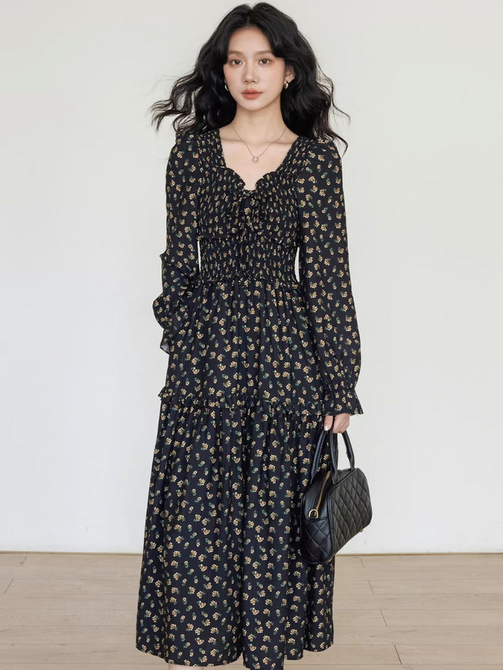 Floral Smocked Tiered Dress