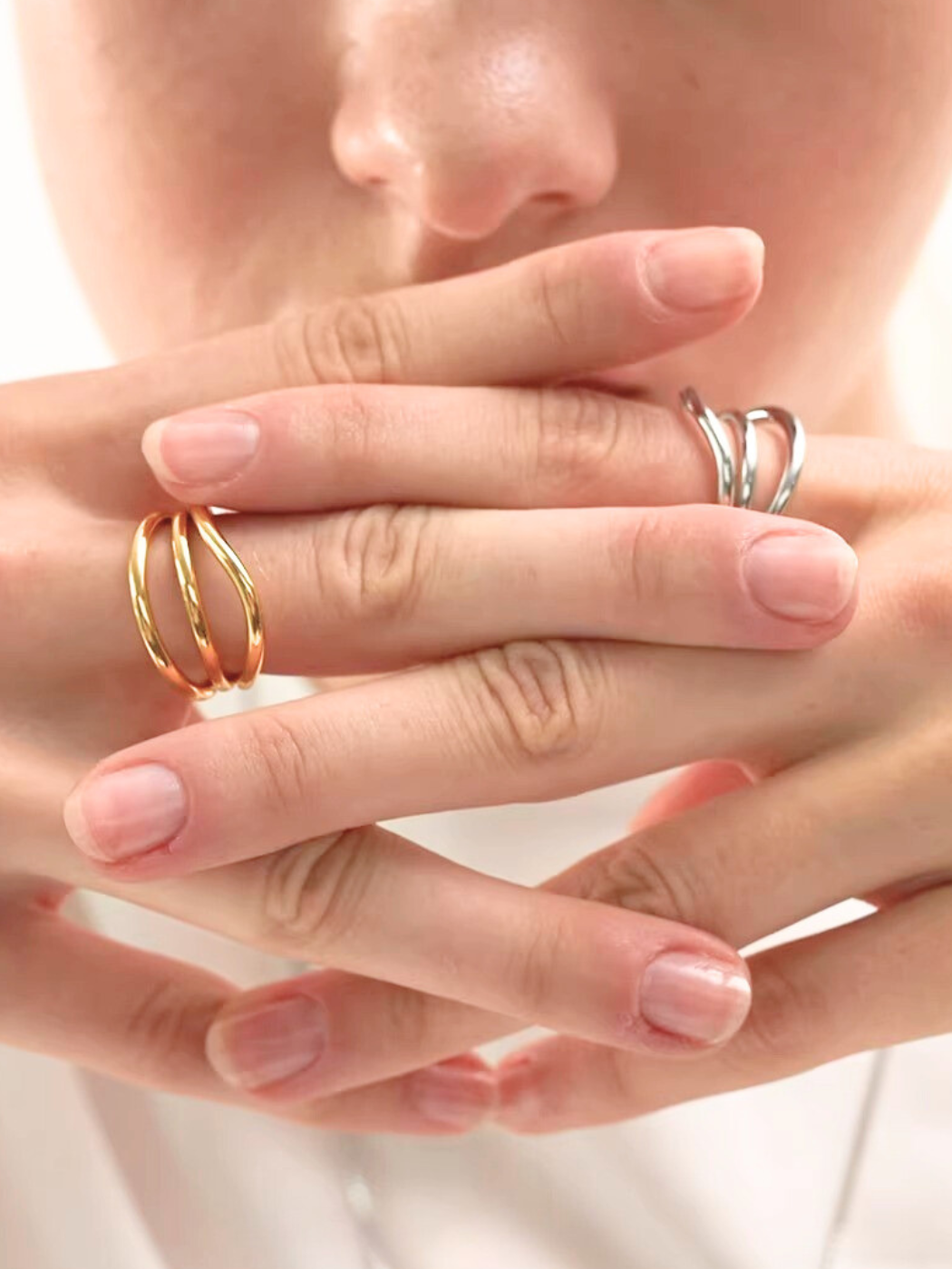 【EGO ACC】Fluid Triple Line Ring