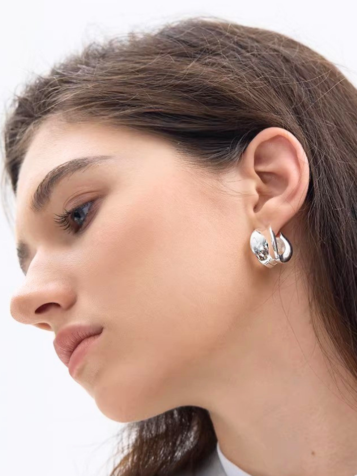 【EGO ACC】Sculpted Volume Hoop Pierce