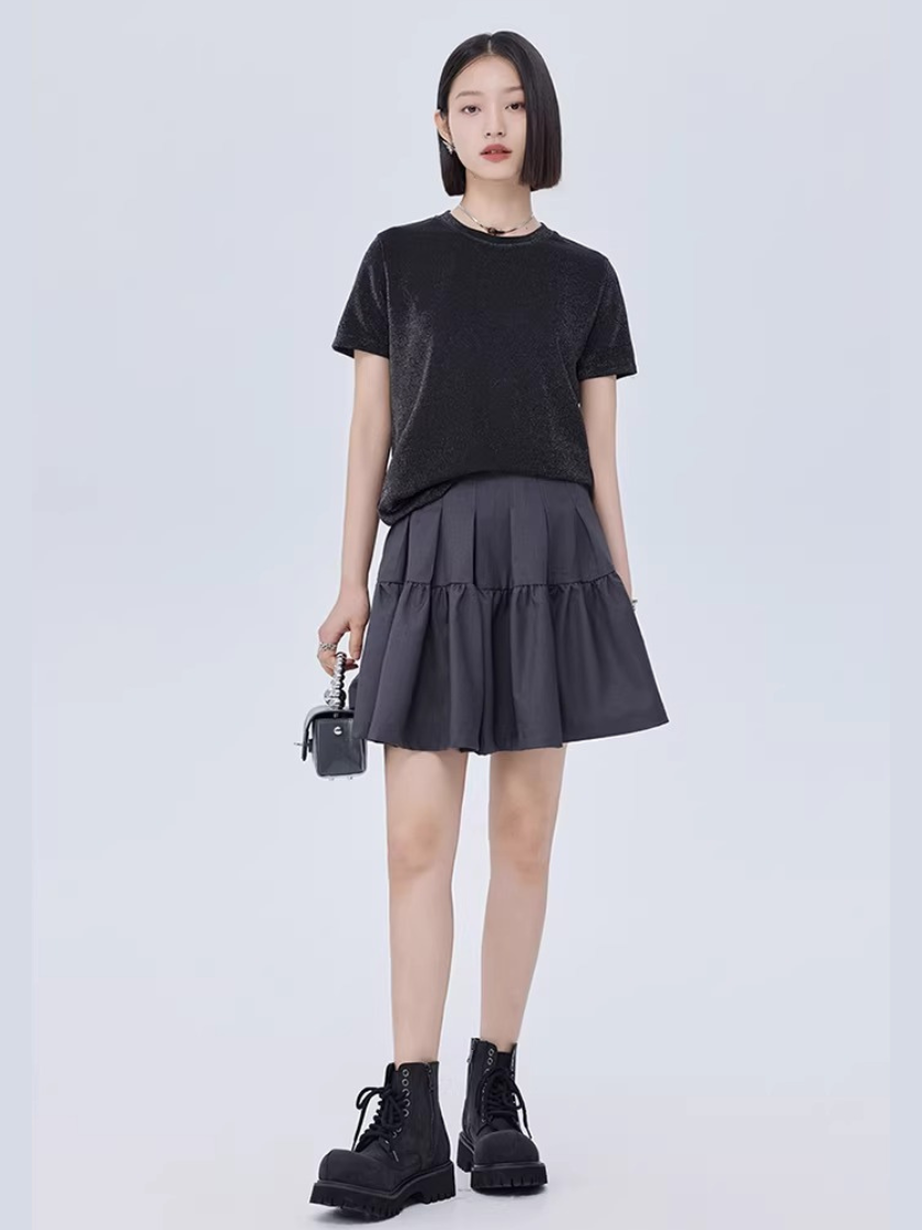 Shimmer Velvet T-Shirt