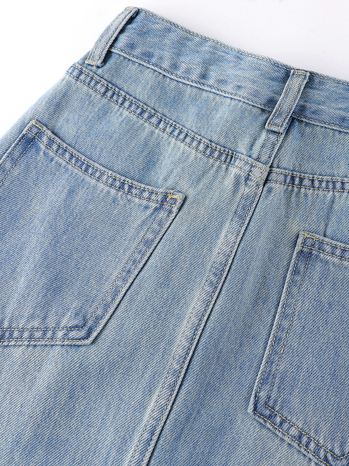 A-Line Denim Skirt