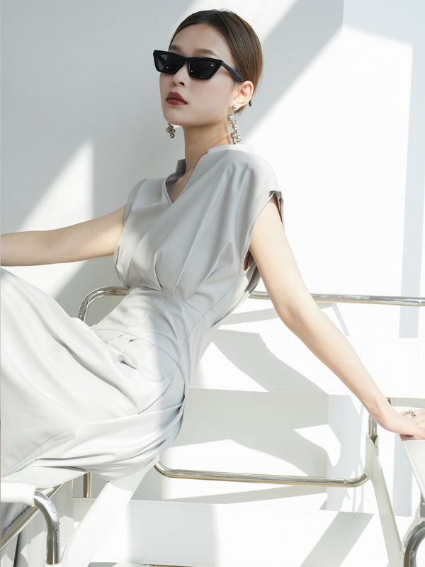 Waist Tuck Flare Dress