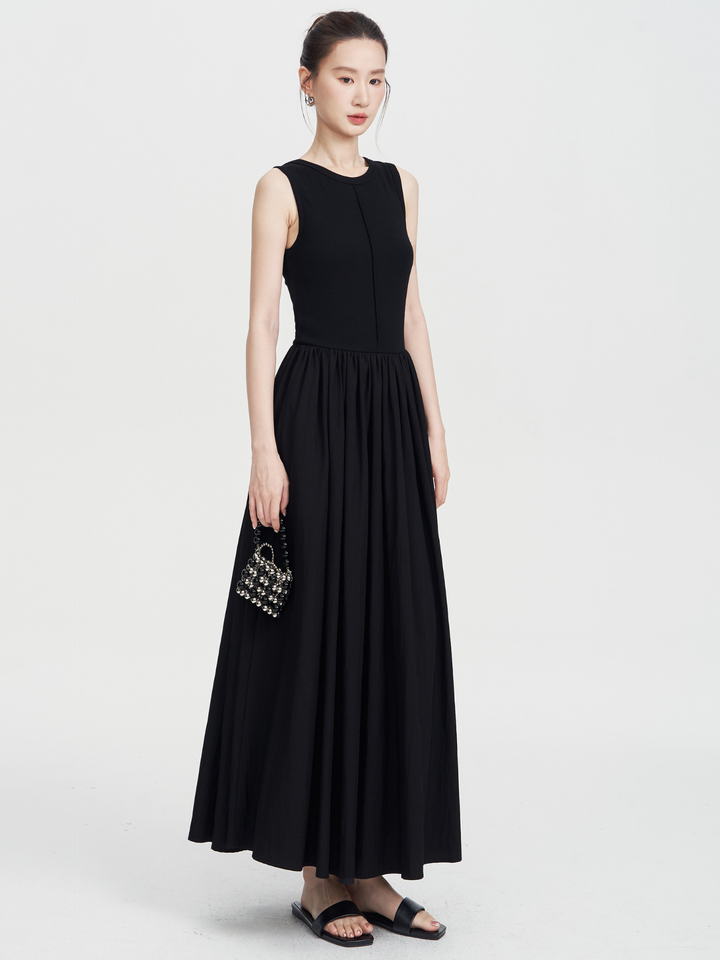 Sleeveless Knit Maxi Dress