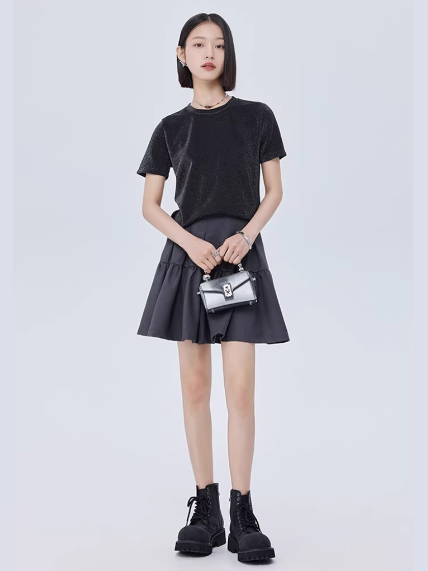Shimmer Velvet T-Shirt