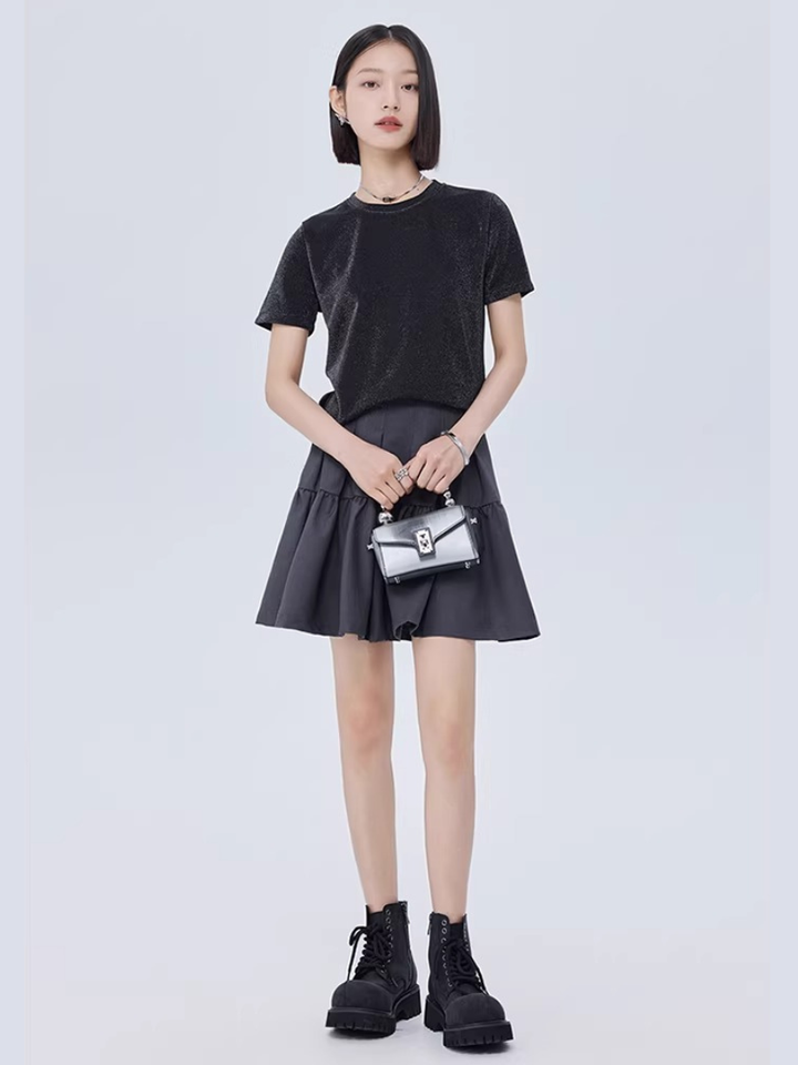 Shimmer Velvet T-Shirt