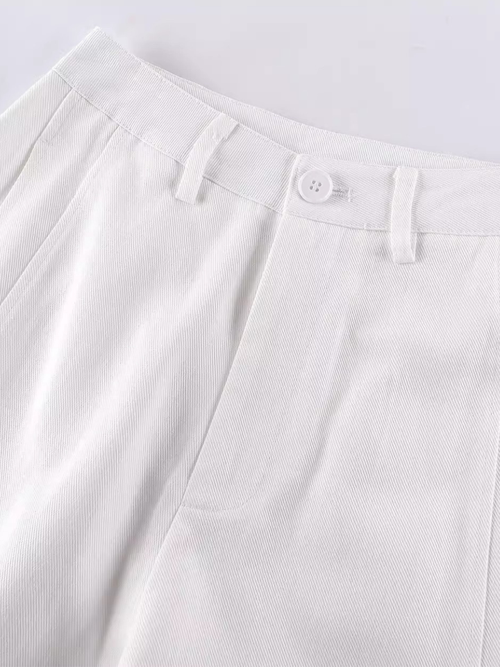 Front Seam Wide Pants