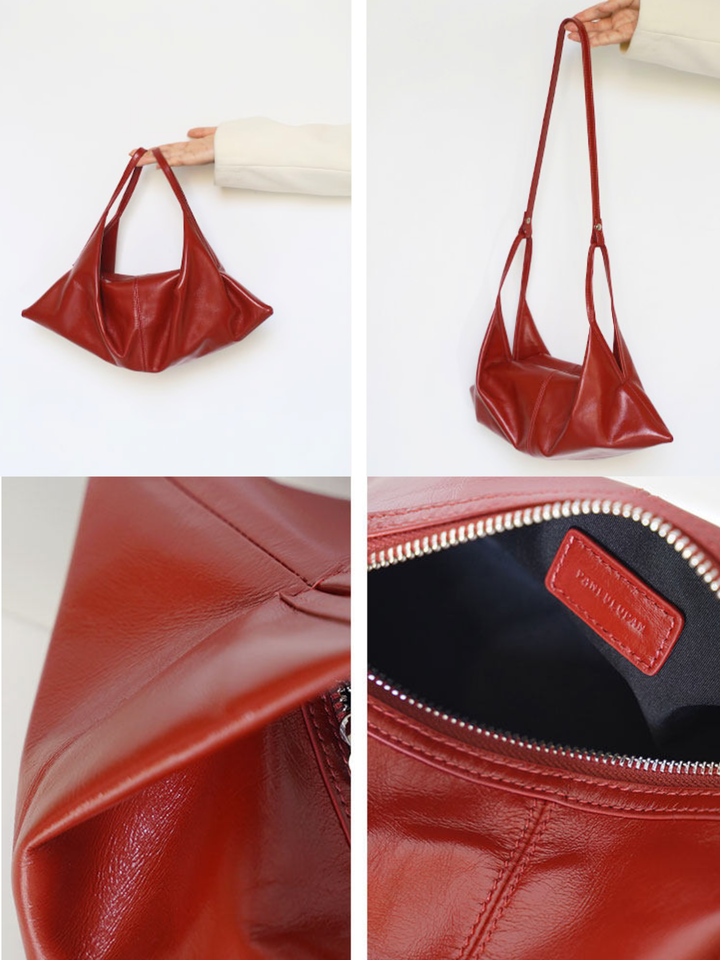 【PANLULUPAN】Sculptural Leather 2WAY Bag