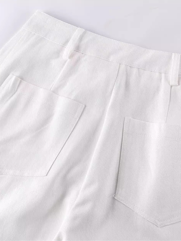 Front Seam Wide Pants