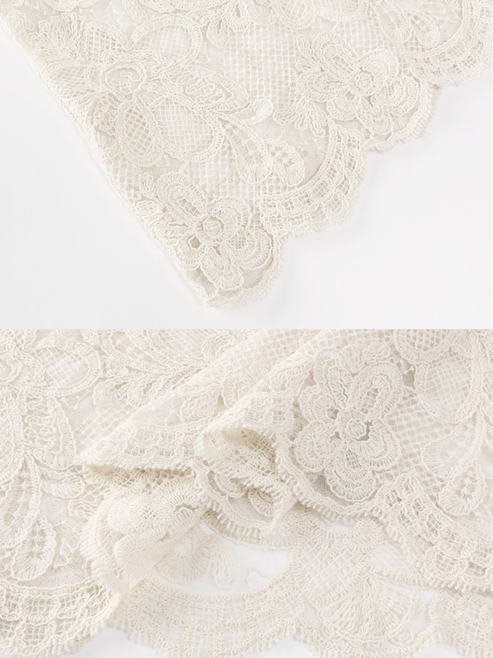 Floral Lace Layered Dress