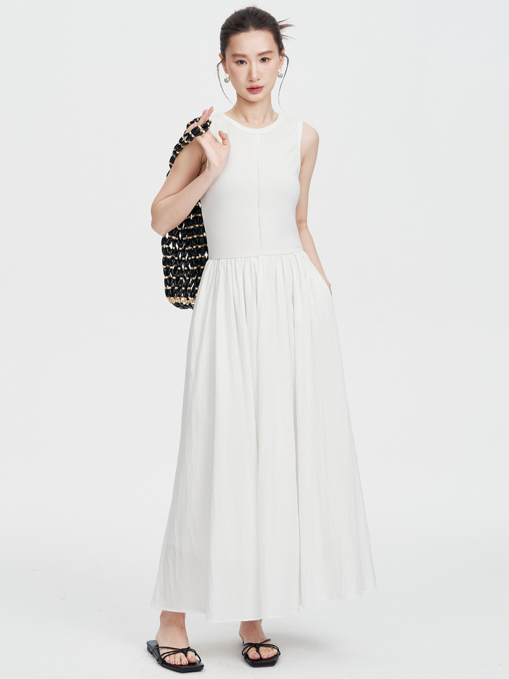 Sleeveless Knit Maxi Dress