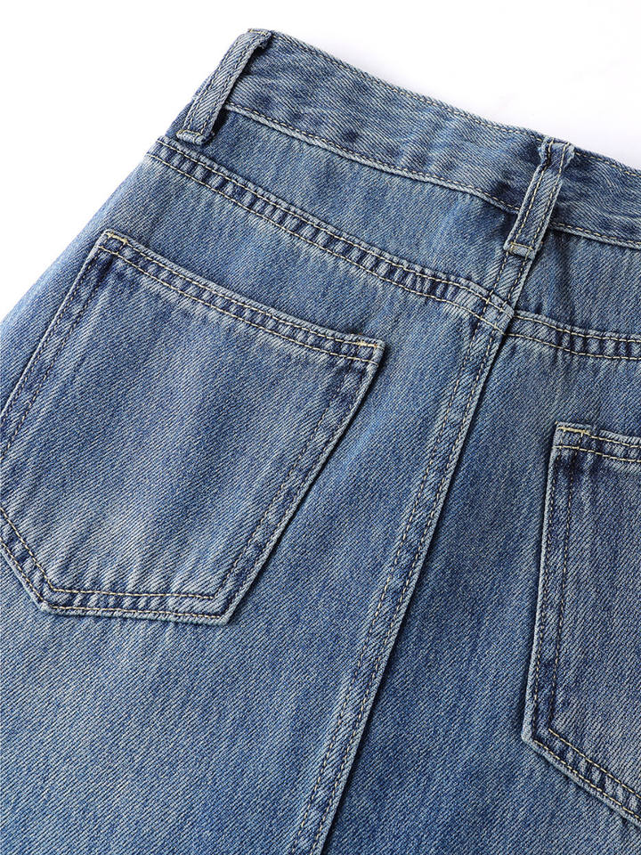 A-Line Denim Skirt