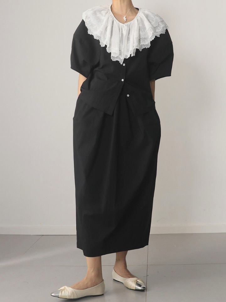 〈Pre Order〉Vintage Lace Collar Blouse