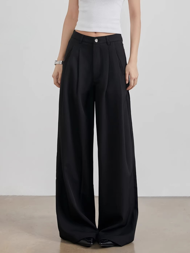 Tuck Wide Slacks
