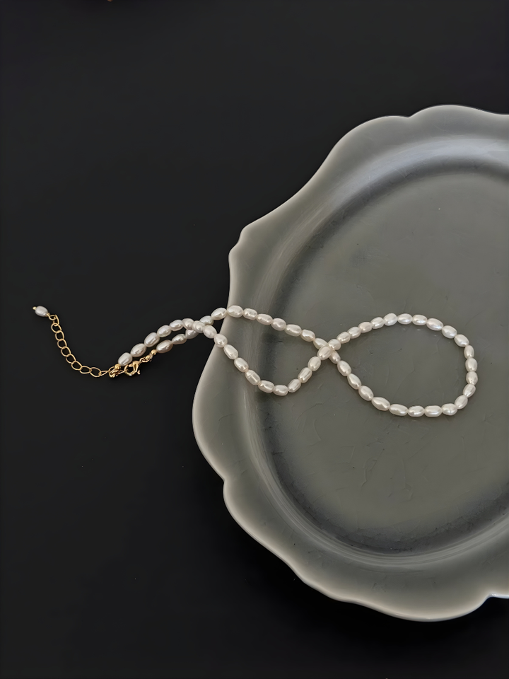 【EGO ACC】Soft Luster Pearl Necklace