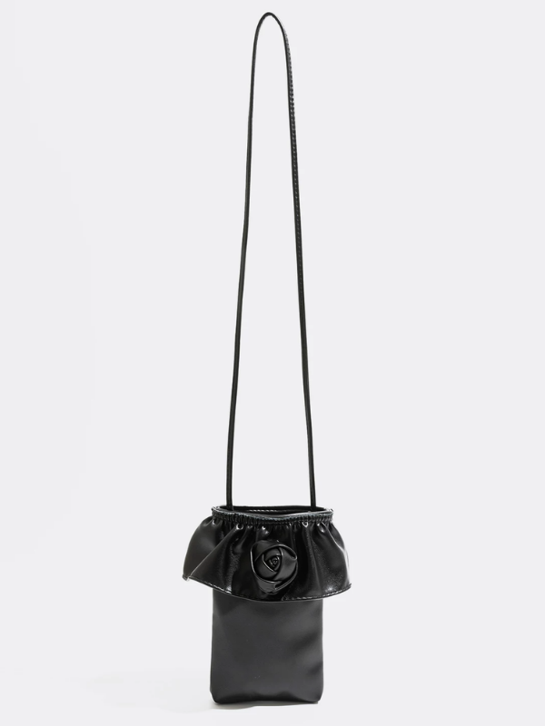 Rose Frill Mobile Shoulder Bag