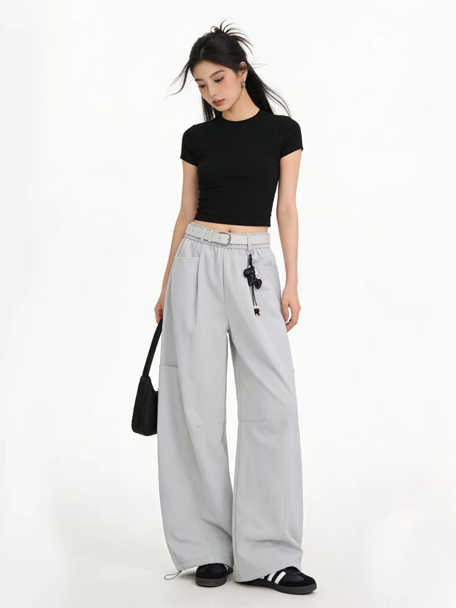Panel Wide Tech Pants