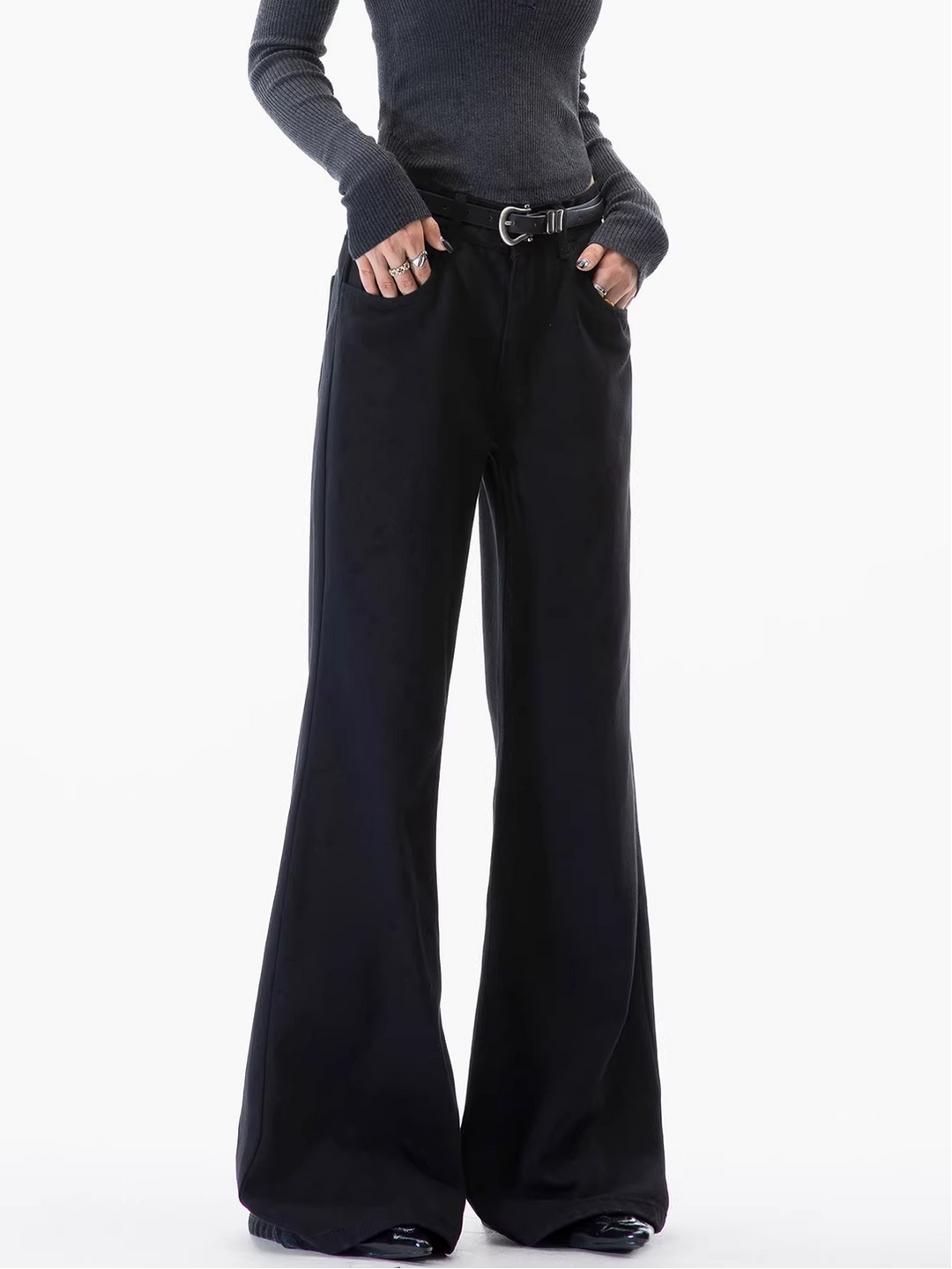 Clean Line Wide Flare Pants