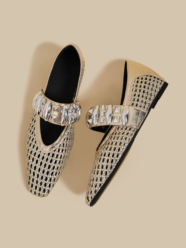 Ornament Mesh Flats（〜25.0cm）
