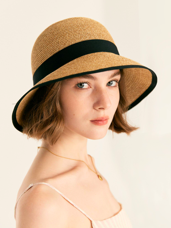 Classic Ribbon Straw Hat