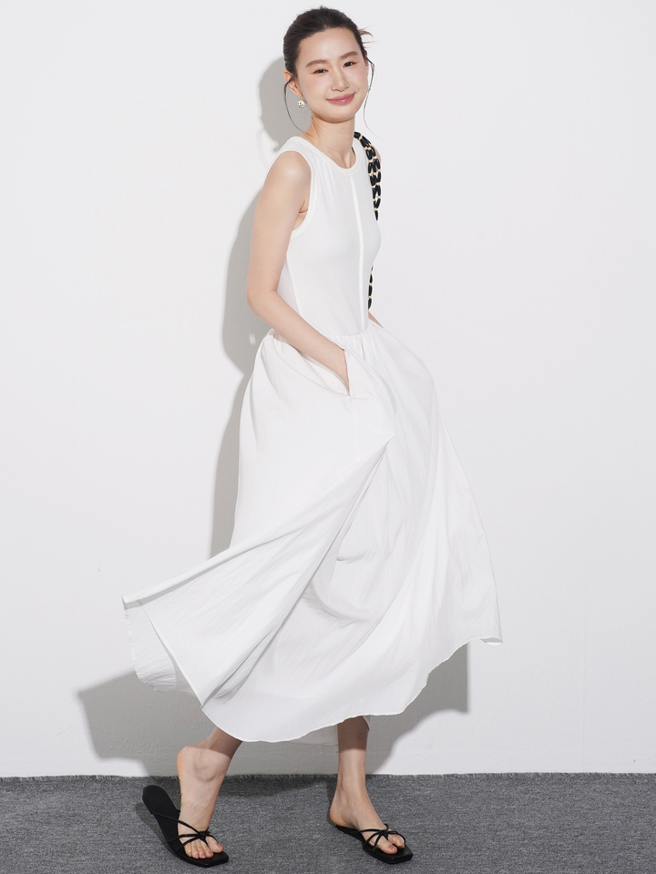 Sleeveless Knit Maxi Dress