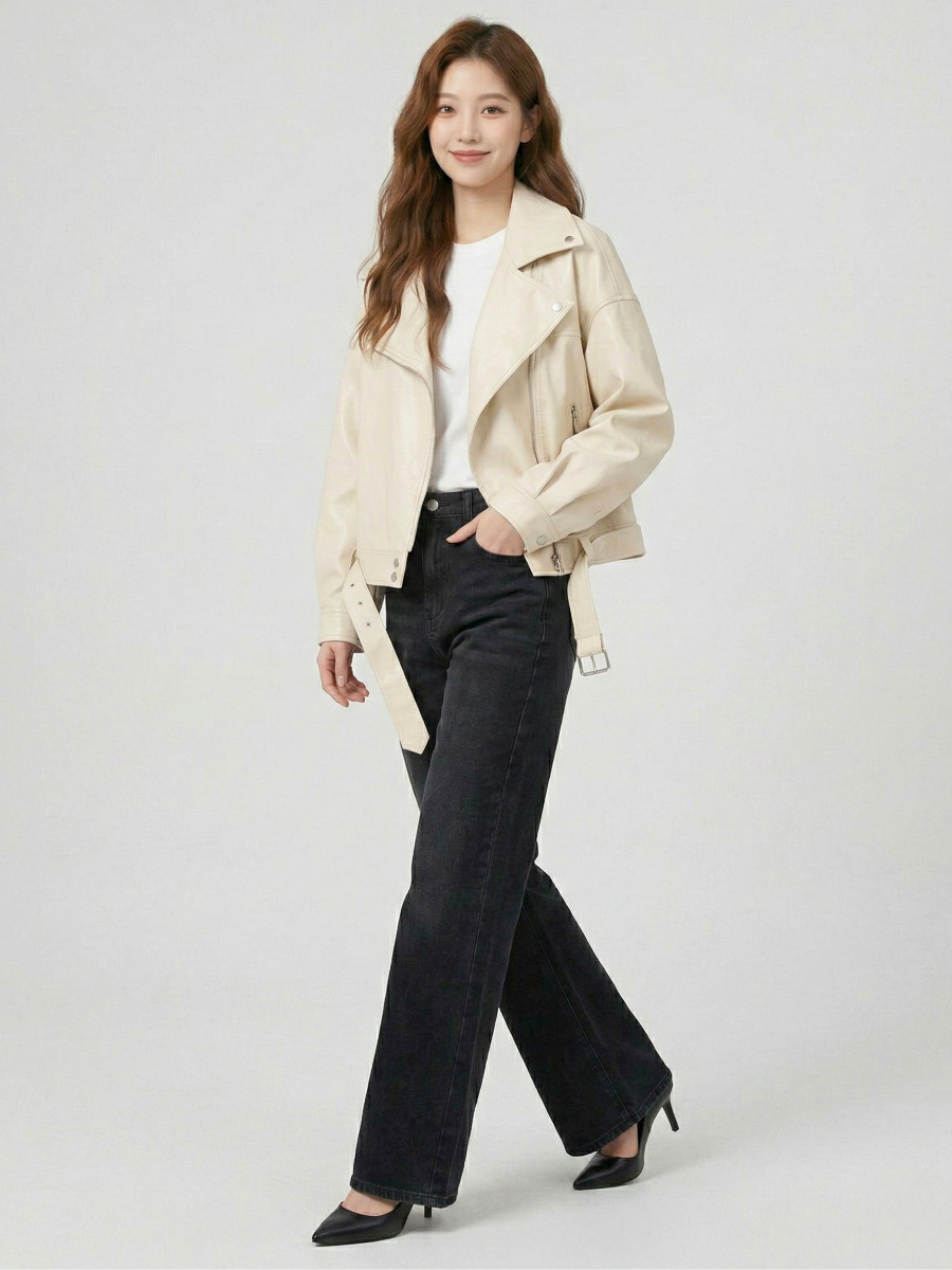 Soft Minimal Riders Jacket