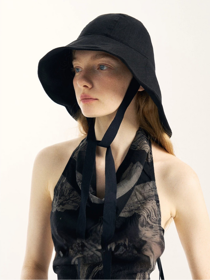 Soft Brim Ribbon Hat