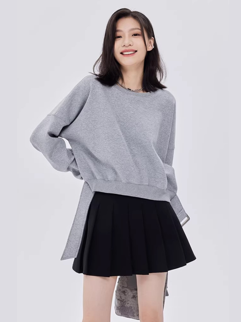 Waist Belt Sweatshirt