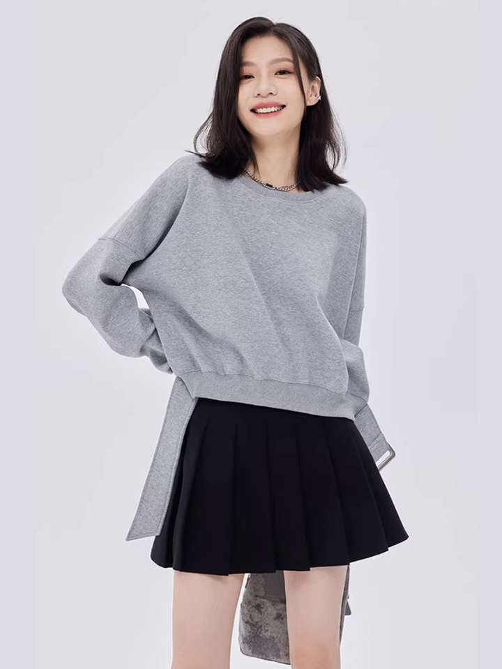 Waist Belt Sweatshirt
