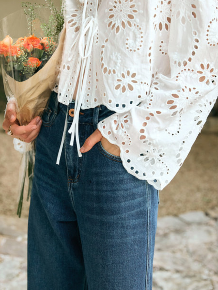 Bloom Eyelet Lace Blouse