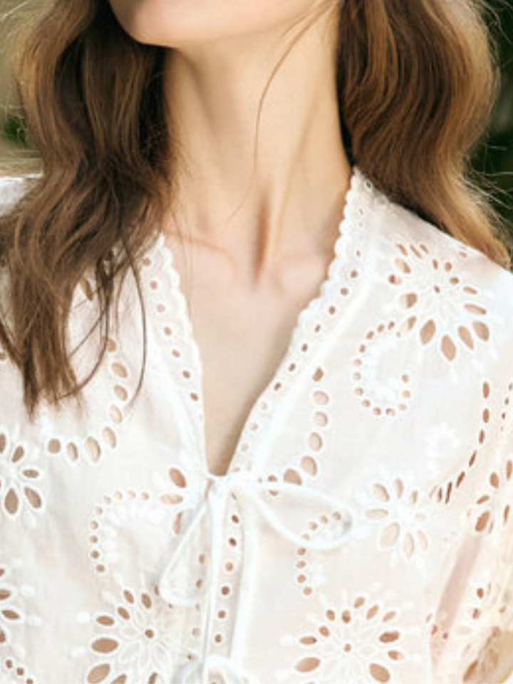Bloom Eyelet Lace Blouse