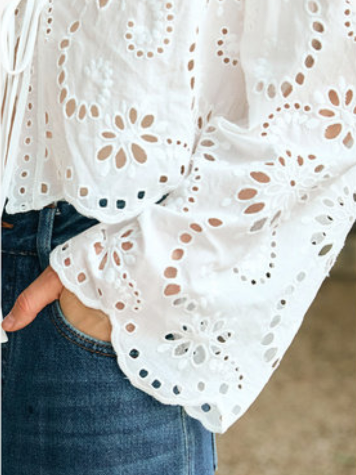 Bloom Eyelet Lace Blouse