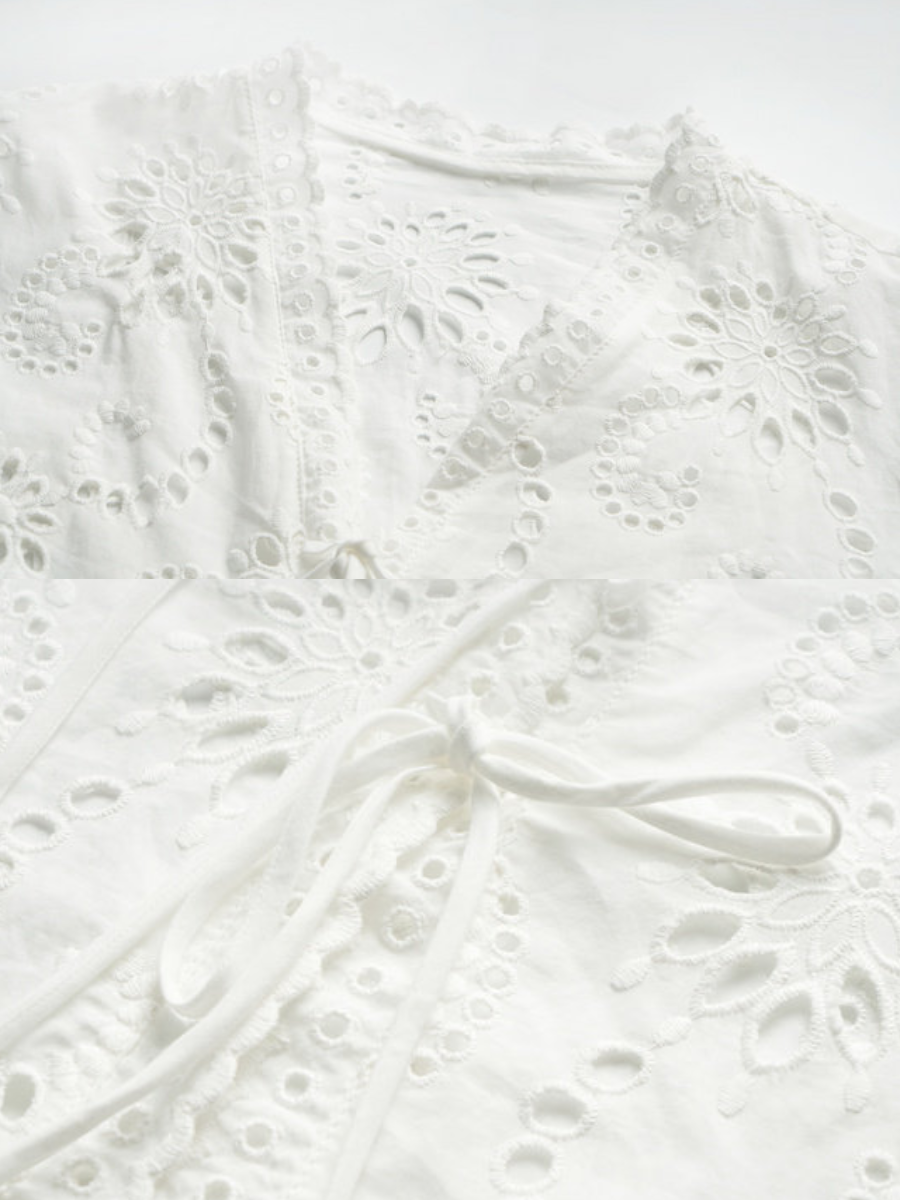 Bloom Eyelet Lace Blouse