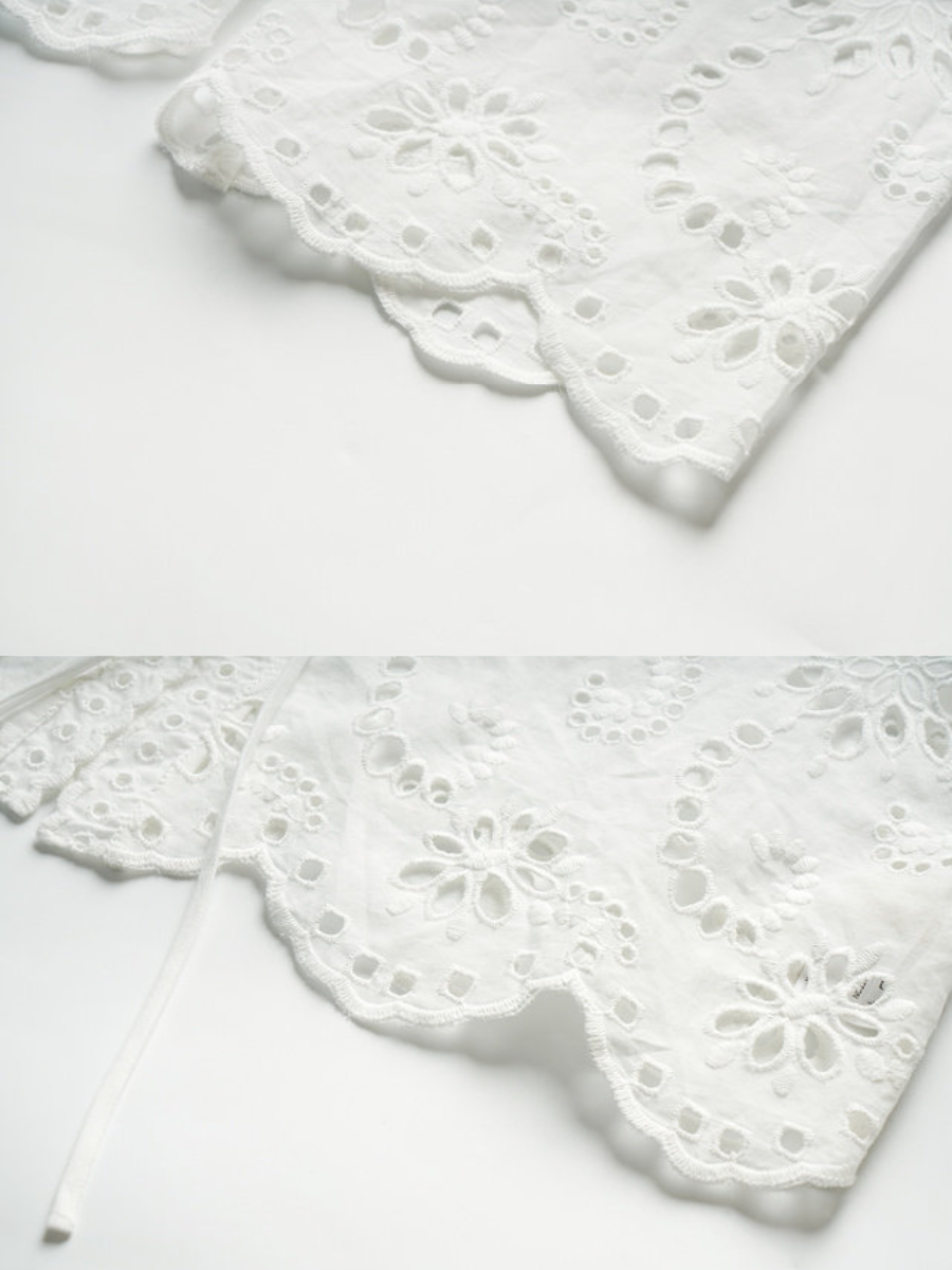 Bloom Eyelet Lace Blouse