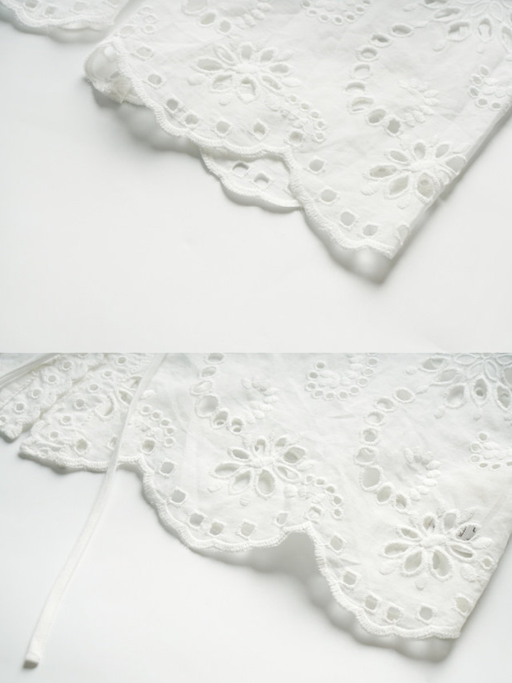 Bloom Eyelet Lace Blouse