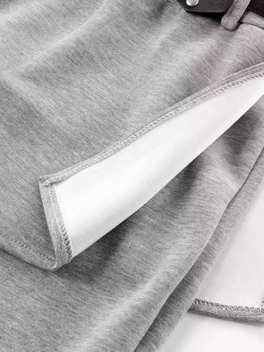 Layered Skirt Flare Pants