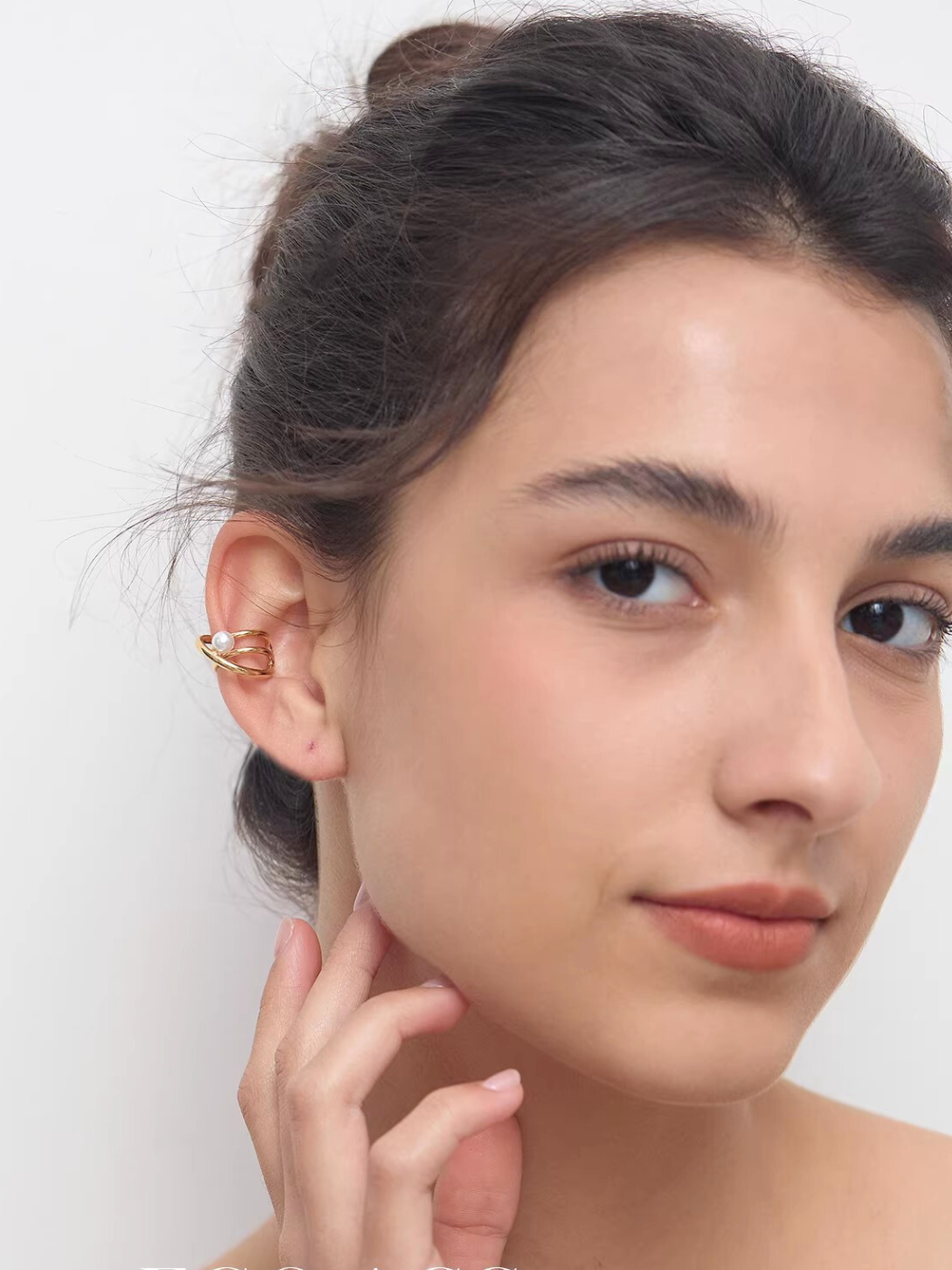 【EGO ACC】Pearl Orbit Ear Cuff